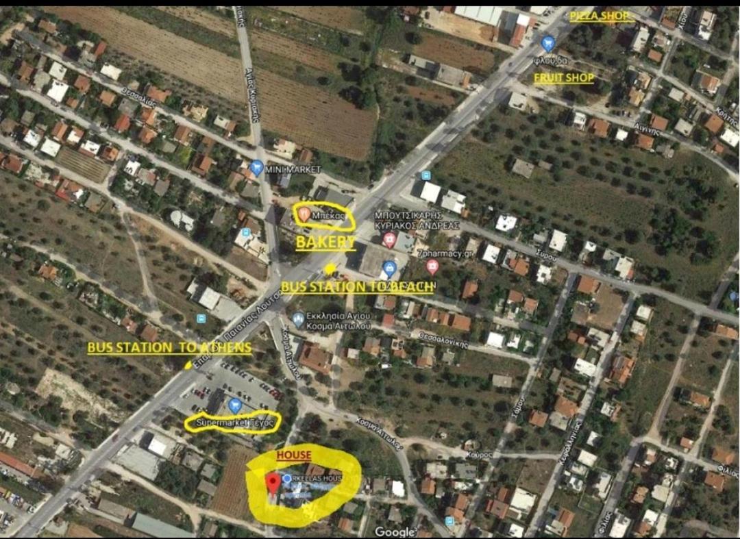 Apartment Georgias House 7 Min From Athens Airport Artemida (Attica)